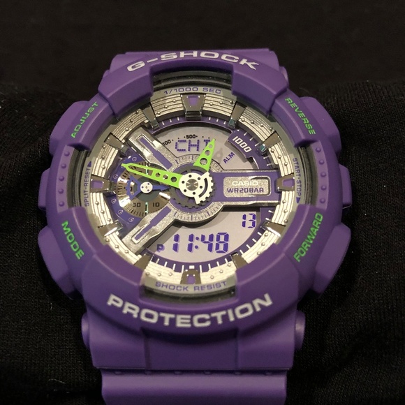 g shock ga 110 purple